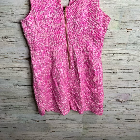 Lilly Pulitzer for Target See Ya Later Dress Pink Embroidered Women's Size 12 - Picture 8 of 10